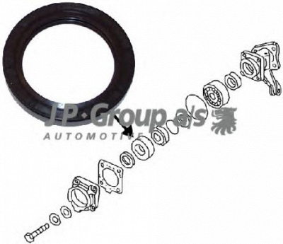 JP GROUP 8151250600 -  Уплотняющее кольцо вала, подшипник ступицы колеса